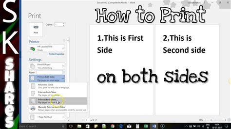 how to print on front and back of paper in a way that preserves the quality of the paper